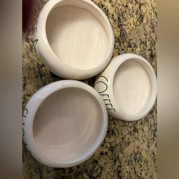 Rae Dunn Artisan Collections br Magenta Canister Set COFFEE SUGAR TEA - NEW - Picture 3 of 5